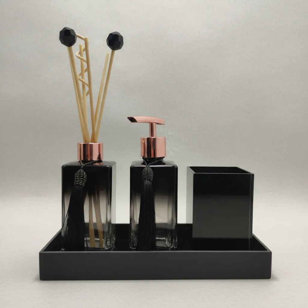 kit lavabo luxo black