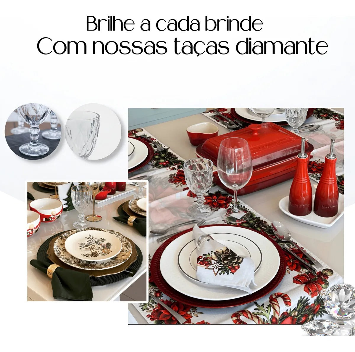 Jogo de taças - Diamantes