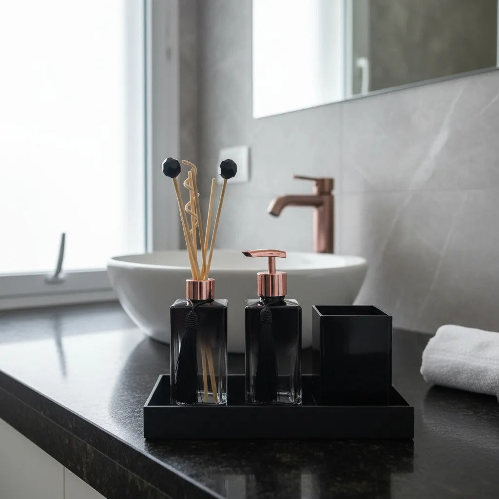 kit lavabo luxo black