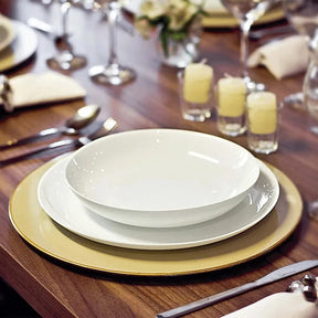 Pratos Fundos Blanc Opaline - 6 peças